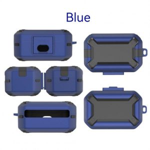 Shockproof Headphone Case Non-slip Sleeve Frame Compatible For Sennheiser Momentum True Wireless 3 Earbuds blue  |   Earphones Accessories Earphones & Speakers Blue