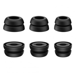 Silicone Earbuds Anti-slip Anti-lost Comfortable Ear Caps Compatible For Samsung Galaxy Buds Pro Pair of black SML  |   Earphones Accessories Earphones & Speakers Earphones Accessories