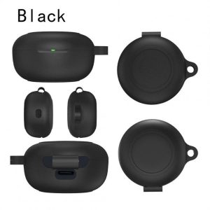 Silicone Earphone Case Compatible For Lg Tone Free Fp9 Bluetooth Headphones Waterproof Storage Box black  |   Earphones Accessories Earphones & Speakers Black