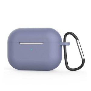 Silicone Protective Case For Airpods Pro 3-generation Earphone Protective Cover With Key Chain Lavender  |   Earphones Accessories Earphones & Speakers Earphones Accessories