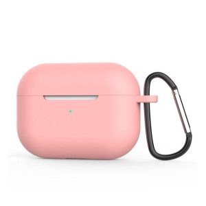 Silicone Protective Case For Airpods Pro 3-generation Earphone Protective Cover With Key Chain Pink  |   Earphones Accessories Earphones & Speakers Earphones Accessories