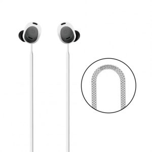 Soft Silicone Anti-Lost Rope Hanging Neck Strap Compatible For Pixel Buds Pro Bluetooth Headphones White  |   Earphones Accessories Earphones & Speakers Earphones Accessories