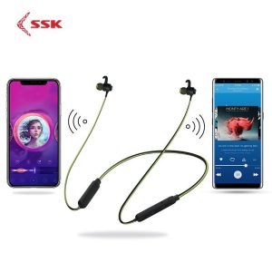 SSK Magnetic Wireless Bluetooth 4.1 Earphone Sports Earphone Headset Waterproof with Microphone for Mobile Phones Music Black  |   Bluetooth Earphones Bluetooth Earphones Black