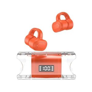 T36 Wireless Earbuds With Smart LED Display Charging Case Headphones Long Battery Life Earphones For Sports Working orange color  |   Bluetooth Earphones Bluetooth Earphones Bluetooth Earphones