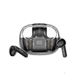 T86 Wireless Earbuds In-Ear Stereo Sport Earphones Noise Canceling Ear Buds For Smart Phone Computer Laptop see through black  |   Bluetooth Earphones Bluetooth Earphones Bluetooth Earphones