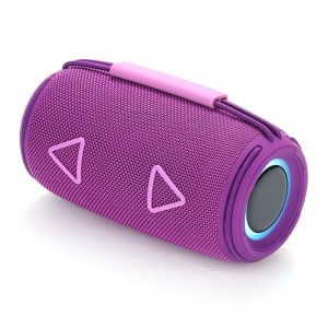 TG657 Portable Wireless Speaker Rich Bass Loud Speaker Lighting Audio Home Outdoor Stereo Speaker Powerful Sound Subwoofer Purple  |   Stereo Speakers Earphones & Speakers Purple