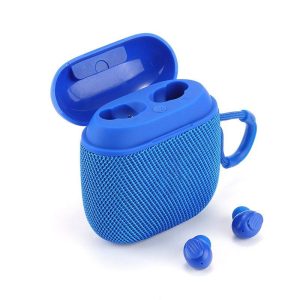 TG809 2 In 1 Portable Wireless Speaker Earbuds Combo Mini Surround Stereo Sound With Earbuds For Home Party Outdoor Travel blue  |   Bluetooth Earphones Bluetooth Earphones Blue