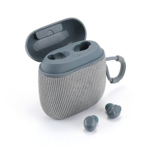 TG809 2 In 1 Portable Wireless Speaker Earbuds Combo Mini Surround Stereo Sound With Earbuds For Home Party Outdoor Travel grey  |   Bluetooth Earphones Bluetooth Earphones Bluetooth Earphones