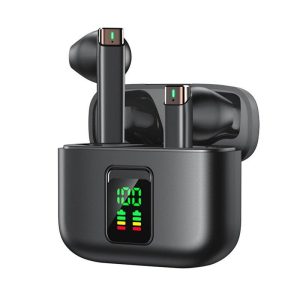 TWS-C5 Wireless Earbuds with Charging Case Color Power Display Headphones for Cell Phone Computer Laptop Black  |   Bluetooth Earphones Bluetooth Earphones Black