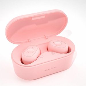 Tws Wireless Bluetooth-compatible  Earphones Low-latency Noise Cancelling Sports Headphones Ultra Long Standby Gaming Earbuds Y80 pink  |   Bluetooth Earphones Bluetooth Earphones Bluetooth Earphones