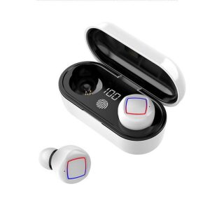 TWS Wireless Earphone In-ear Bluetooth5.0 Headphone with Digital Display LED Light Charging Box white  |   Bluetooth Earphones Bluetooth Earphones Bluetooth Earphones