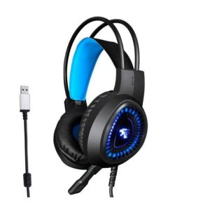 V1000 Headset Heavy Bass Internet Cafe E-sports Game Headphones Luminous 7.1 Channel USB/3.5MM Headset blue_7.1 USB interface  |   Gaming Headsets Earphones & Speakers Blue + 7.1 USB interface