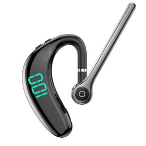 V18 Wireless Bluetooth 5.3 Headphones Dual Mic Noise Reduction Headset Ear Hook Business Earphone black  |   Sports Headphones Earphones & Speakers Black