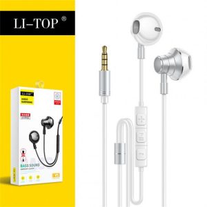 V5 In-ear Headset Android Smart Wire Control Call Earphone Heavy Bass Hifi Headphones with Microphone White 3.5mm  |   Wired Earphones Earphones & Speakers White 3.5MM