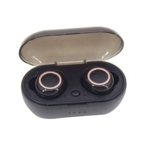 W12 Wireless Earbuds With Charging Case Headphones Noise Canceling Earphones For Sports Working Hiking Black-Pink Circle Color Box  |   Bluetooth Earphones Bluetooth Earphones Black-Pink Circle Color Box