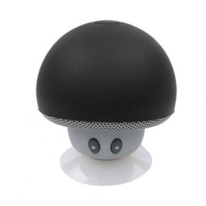 Waterproof Mini Wireless Bluetooth-compatible  Speaker Portable Mushroom-shaped Speaker Rechargeable Hands Free Music Player black  |   Stereo Speakers Earphones & Speakers Black