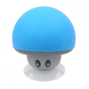 Waterproof Mini Wireless Bluetooth-compatible  Speaker Portable Mushroom-shaped Speaker Rechargeable Hands Free Music Player blue  |   Stereo Speakers Earphones & Speakers Blue