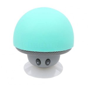 Waterproof Mini Wireless Bluetooth-compatible  Speaker Portable Mushroom-shaped Speaker Rechargeable Hands Free Music Player Light green  |   Stereo Speakers Earphones & Speakers Light green