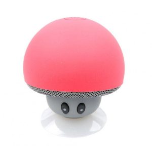 Waterproof Mini Wireless Bluetooth-compatible  Speaker Portable Mushroom-shaped Speaker Rechargeable Hands Free Music Player Red  |   Stereo Speakers Earphones & Speakers Red