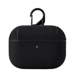 Waterproof Protective Case For Airpods Pro 3rd Generation Nylon Cloth Pattern Protective Case Black  |   Earphones Accessories Earphones & Speakers Black