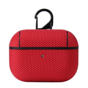 Waterproof Protective Case For Airpods Pro 3rd Generation Nylon Cloth Pattern Protective Case Red  |   Earphones Accessories Earphones & Speakers Earphones Accessories