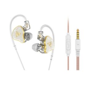 Wired Earbuds In-Ear Headphones High Sound Quality Noise Canceling Earphones Replaceable Line For All 3.5mm Jack Device White 3.5mm plug 1.2m with mic  |   Wired Earphones Earphones & Speakers White 3.5mm plug 1.2m with mic