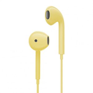 Wired Headphones With Microphone Hands-free Calls Subwoofer Music Earplugs Ergonomic Comfortable Earphones yellow  |   Wired Earphones Earphones & Speakers Wired Earphones