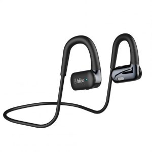 Wireless Air Conduction Headphones Neck Band Earphones Clear Sound Calling Headphones Stereo Earbuds Low Latency Black  |   Sports Headphones Earphones & Speakers Black