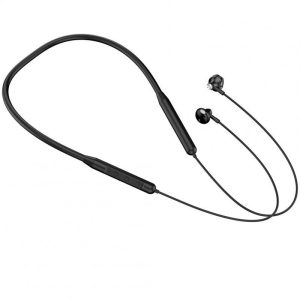 Wireless Bluetooth-compatible 5.2 Headset Hanging Neck Type Stereo Noise Reduction Sports Headphones With Microphone Gb12 Black  |   Sports Headphones Earphones & Speakers Black