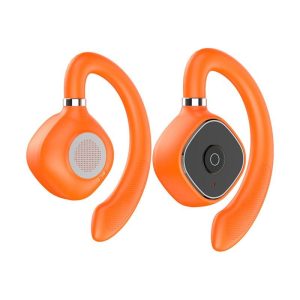 Wireless Bluetooth-compatible 5.3 Earphones Hi-fi Stereo Bass Open Ear Tws Earbuds Noise Cancelling Gaming Headset orange  |   Sports Headphones Earphones & Speakers Orange