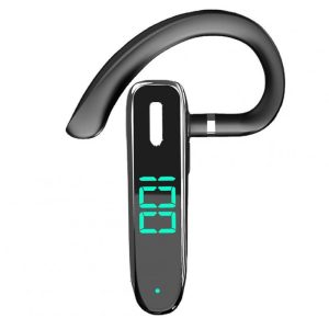 Wireless Bluetooth-compatible Headset K50 Hanging Ear Enc Call Noise Reduction Digital Display Business Earphone black  |   Sports Headphones Earphones & Speakers Black