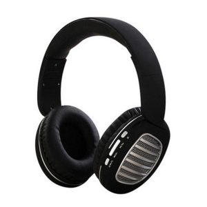 Wireless Bluetooth Foldable Headset FM Radio Stereo Music Portable Headset Black and silver  |   Bluetooth Earphones Bluetooth Earphones Black & silver