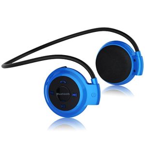 Wireless Bluetooth Headphones FM Radio Sport Music Stereo Earpics Micro SD Card Slot Headset blue  |   Sports Headphones Earphones & Speakers Blue