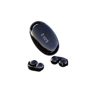 Wireless Ear Clip Earbuds Bone Conduction Earphones with Built-In Mic Hifi Sound Black Card Version  |   Bluetooth Earphones Bluetooth Earphones Black + Card version