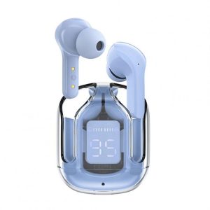 Wireless Earbuds 20H Playtime Earphones LED Digital Display With Charging Case For Smart Phone Computer Laptop blue  |   Bluetooth Earphones Bluetooth Earphones Blue