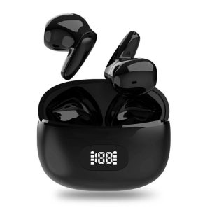 Wireless Earbuds In-Ear Stereo Headphones With Charging Case Waterproof Noise Canceling Earphones For Sports Gaming black  |   Bluetooth Earphones Bluetooth Earphones Black