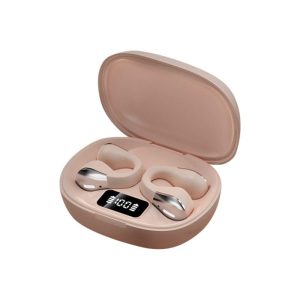 Wireless Earbuds Open-Ear Headset Stereo Sound Earphones With Power Display Charging Case Noise Reduction Low Latency Headphones For Smart Phone Computer Laptop pink  |   Bluetooth Earphones Bluetooth Earphones Bluetooth Earphones