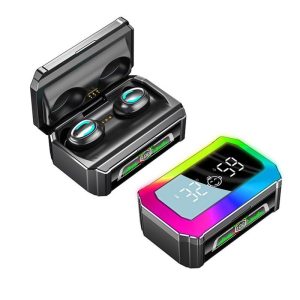 Wireless Earbuds RGB Lighting Headphones Temperature Humidity Clock Display Earphones For Cell Phone Gaming Computer Laptop GQ05 temperature display  |   Bluetooth Earphones Bluetooth Earphones Bluetooth Earphones