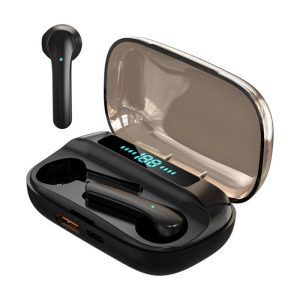 Wireless Earbuds Waterproof Noise Canceling Earphones In-Ear Stereo Headphones With Charging Case For Sports Gaming black  |   Bluetooth Earphones Bluetooth Earphones Black