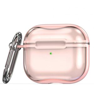 Wireless Earphone Case Two-color Protective Cover Shell Compatible For Airpods Pro / Airpods 3rd Generation Transparent pink + pink 3rd generation  |   Earphones Accessories Earphones & Speakers Earphones Accessories