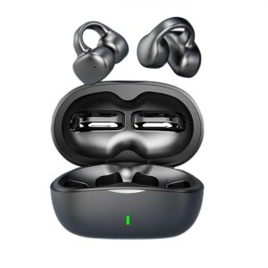 Wireless Earphones Noise Canceling Microphone Headphones With Charging Case Waterproof Open Ear Earbuds Bone Conduction Touch Control Earphones For Smart Phone Computer Light appears black  |   Bluetooth Earphones Bluetooth Earphones Bluetooth Earphones