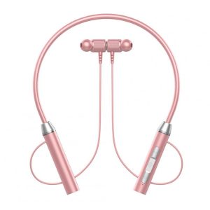 Wireless Headphones Neck Cable Magnetic Earbuds Clear Sound Calling Headphones For Jogging Workout Running Hiking pink  |   Sports Headphones Earphones & Speakers Pink