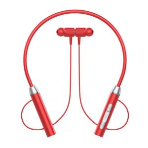 Wireless Headphones Neck Cable Magnetic Earbuds Clear Sound Calling Headphones For Jogging Workout Running Hiking red  |   Sports Headphones Earphones & Speakers Red