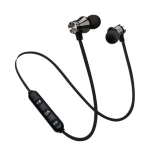 Wireless Magnetic In-Ear Earbuds  |   Sports Headphones Earphones & Speakers Black