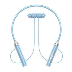 Wireless Neckband Headphones V5.2 Hifi Stereo Sports Neckband Headset Waterproof Earbuds For Outdoor Running 098 blue  |   Sports Headphones Earphones & Speakers Blue