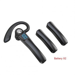 X7 Bluetooth Headset With Replaceable Battery Power Display Voice Control Driving Business Earphone black Dual batteries bagged  |   Sports Headphones Earphones & Speakers Black + Dual batteries, bagged