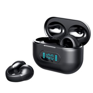 X8 Wireless Ear Clip Air Conduction Headphones Open Ear Headphones HD Sound Earphones For Running Cycling Workouts black  |   Bluetooth Earphones Bluetooth Earphones Black