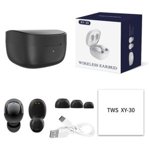 XY30 TWS Wireless Earbuds Headphones Binaural Stereo HIFI In Ear E-sports Game Earphones Lightweight Comfortable black  |   Bluetooth Earphones Bluetooth Earphones Black