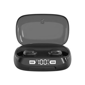 XY60 Wireless Earphones With Noise Canceling Microphone Power Display 2000mAh Charging Case Earbuds Headphones For Smart Phone Computer Laptop black  |   Bluetooth Earphones Bluetooth Earphones Black