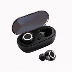 Y50 Tws Bluetooth-compatible Wireless  Headphones Stereo Sports Ergonomic Design Headset Earbuds With Charging Case For Smartphone Black White  |   Bluetooth Earphones Bluetooth Earphones Black White